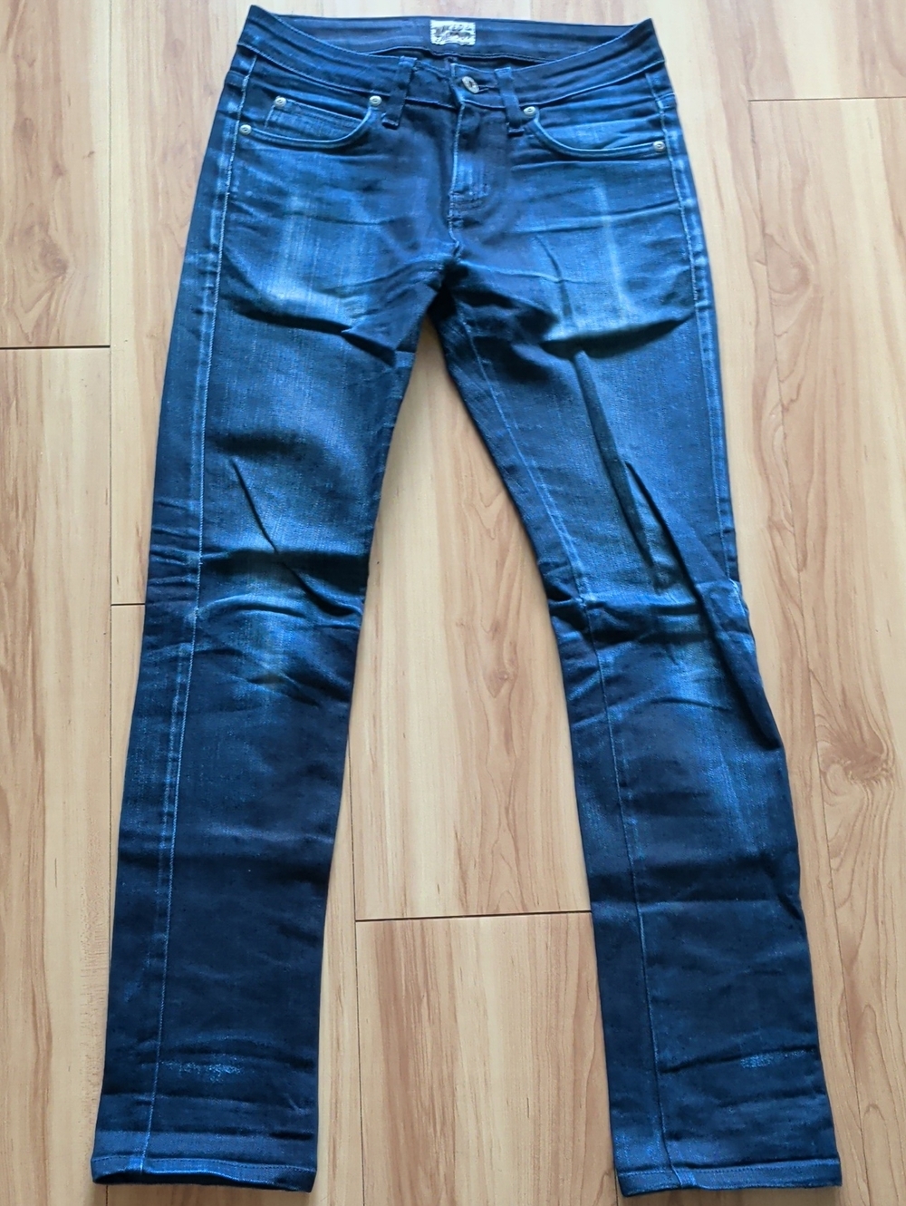 Naked And Famous Dark Blue Men's Skinny Guy Jeans